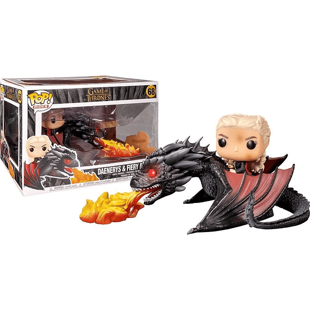 POP figure Game of Thrones Daenerys on Fiery Drogon