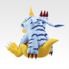 Digimon Adventure Clash of Light and Darkness Agumon & Gabumon Ichibansho figure 7cm