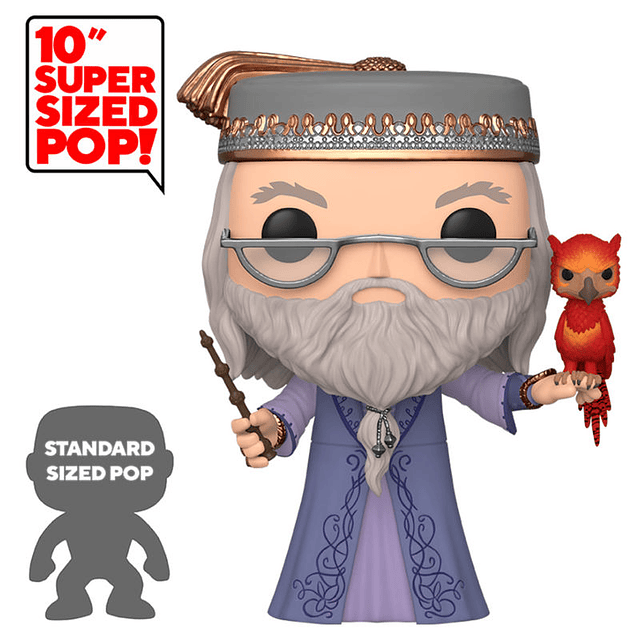 POP figure Harry Potter Albus Dumbledore with Fawkes 25cm