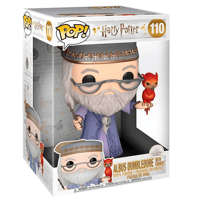POP figure Harry Potter Albus Dumbledore with Fawkes 25cm