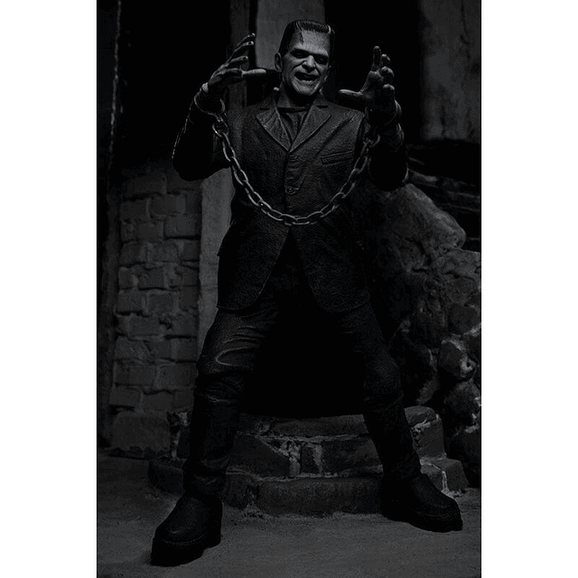 Universal Monsters Ultimate Frankensteins Monster Black and White figure 18cm
