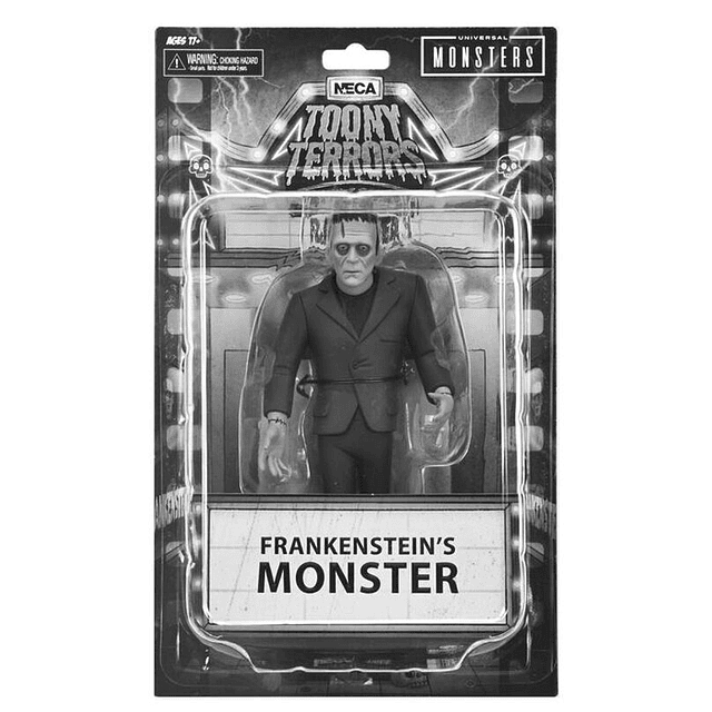Universal Monsters Frankensteins Monster Black & White Toony Terrors figure 15cm