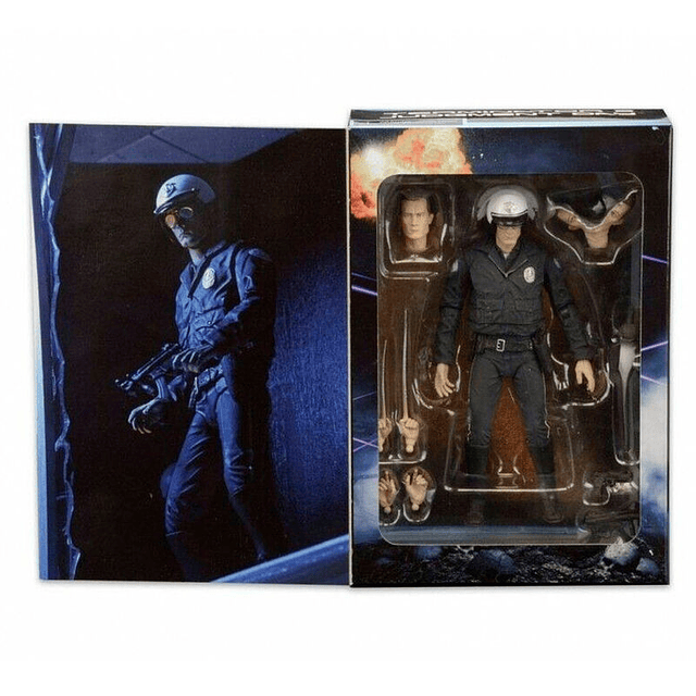 Terminator 2 Motorised Police T-1000 ultimate figure 18cm