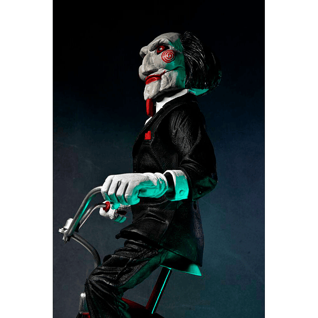 Saw Billy the Puppet on Tricycle figure with sound 33cm