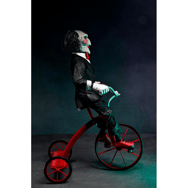 Saw Billy the Puppet on Tricycle figure with sound 33cm