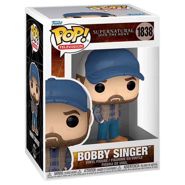 POP figure Supernatural Join the Hunt Bobby Singer