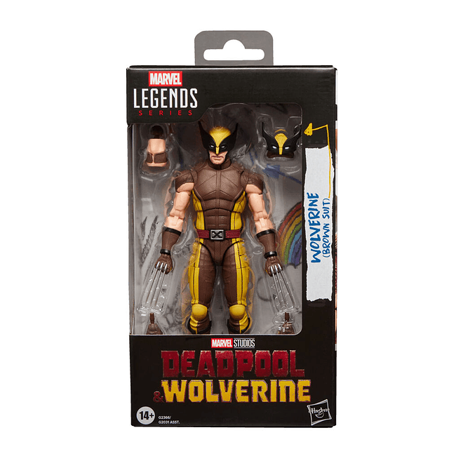 Marvel Legends Series Deadpool & Wolverine -  Wolverine Brown Suit figure 15cm