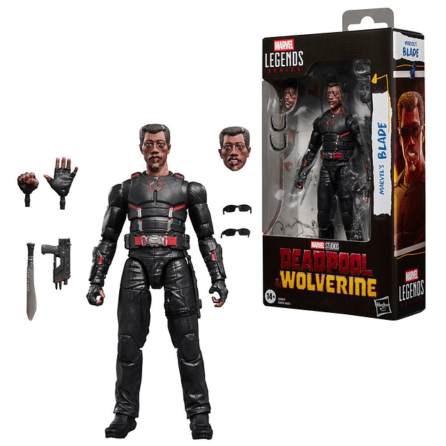 Marvel Legends Series Deadpool & Wolverine Marvel's Blade figure 15cm
