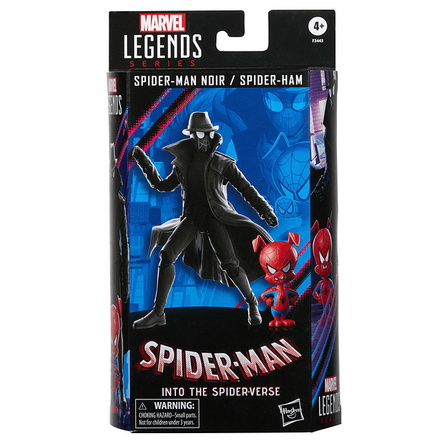 Marvel Legends Spiderman Into the Spider-Verse Spiderman Noir y Spider Ham set 2 figures 15cm