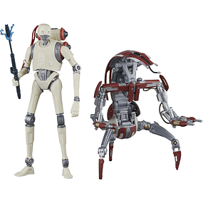 Star Wars Jedi Survivor KX Security Droid Enforcer & Droideka pack 2 figures 15cm