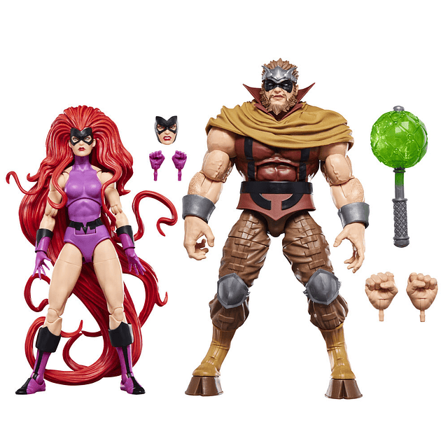 Marvel Legends Series Inhumans Medusa & Gorgon pack 2 figures