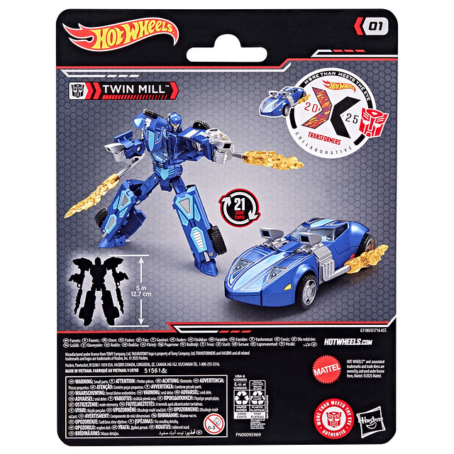 Hot Wheels Transformers Twin Mill car