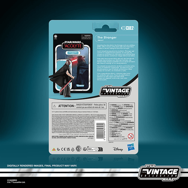 Star Wars The Acolyte The Stranger Qimir figure 9,5cm