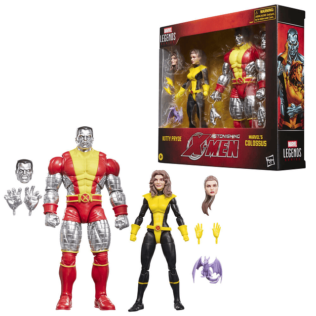 Marvel Astonishing X-Men Kitty Pryde & Marvel's Colossus pack 2 figures 15cm