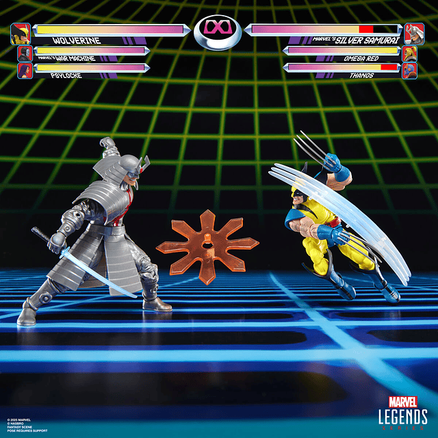 Marvel Legends Wolverine & Silver Samurai Gameverse pack 2 figures 15cm