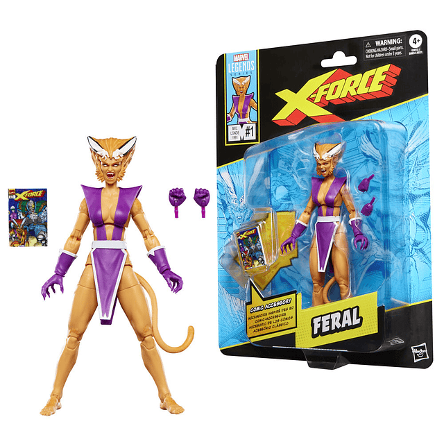 Marvel Legends Series X-Force Feral figure 15cm