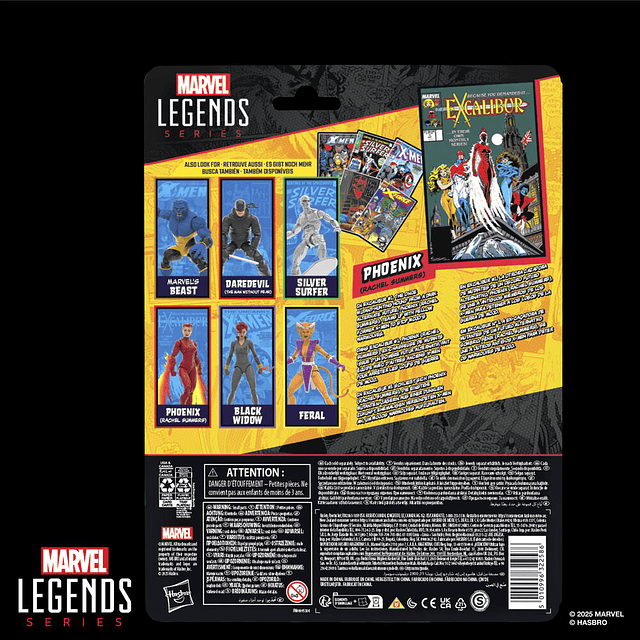 Marvel Legends Series Excalibur Phoenix Rachel Summers figure 15cm