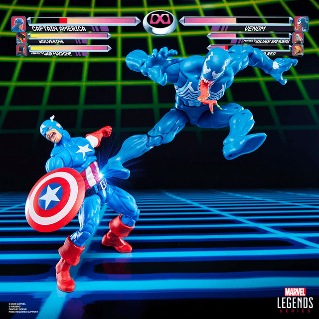 Marvel Legends Series Gameverse Captain America & Venom pack 2 figures 15cm