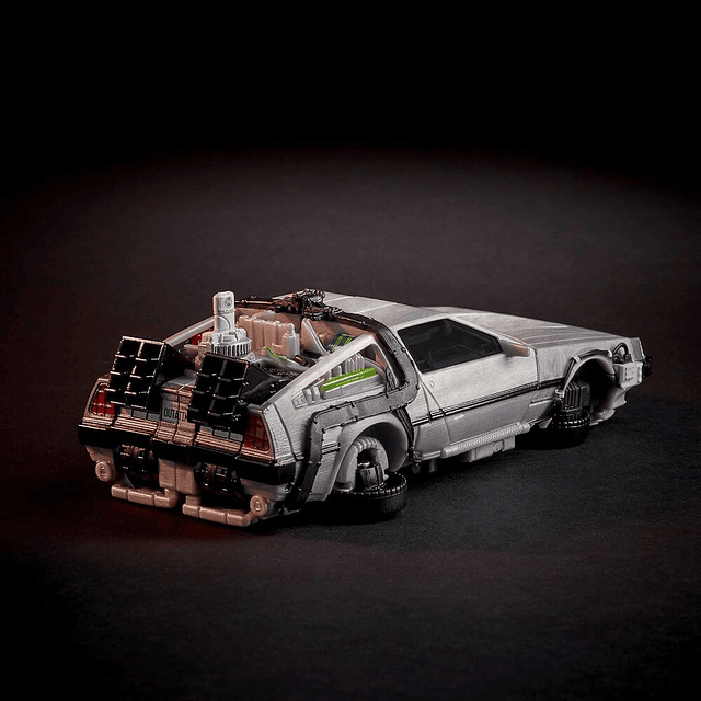 Transformers Back to the Future Delorean Gigawatt figure 14cm