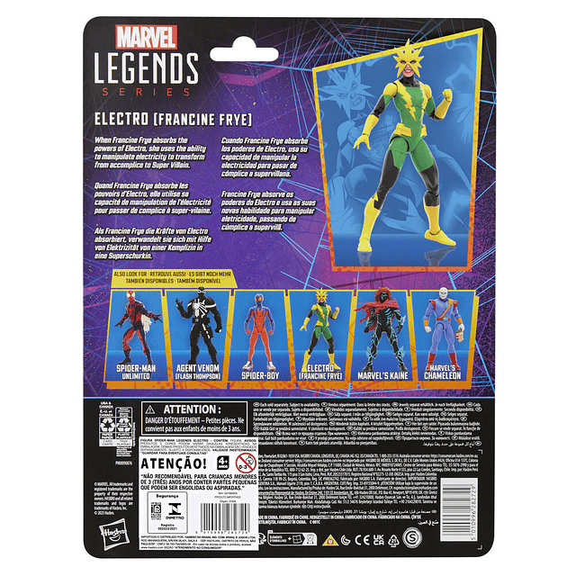 Marvel Spider-Man Electro Francine Frye figure 15cm