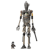 Star Wars The Mandalorian IG-12 Grogu & Anzellan figure 9,5cm
