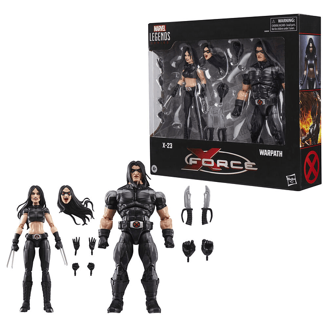 Marvel Legends X-Force X-23 & Warpath pack 2 figures 15cm
