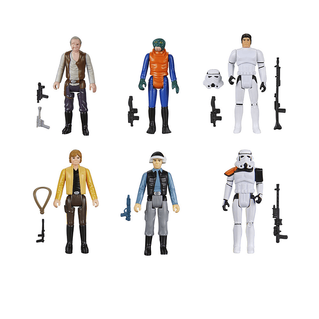 Star Wars set 6 figures 9,5cm
