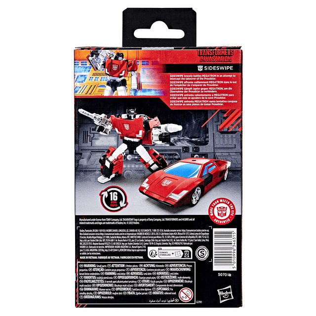 Transformers Devastation MTMTE Collection Sideswipe figure 11cm