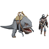 Star Wars The Mandalorian - Blurrg & Mandalorian set 2 figures 9,5cm