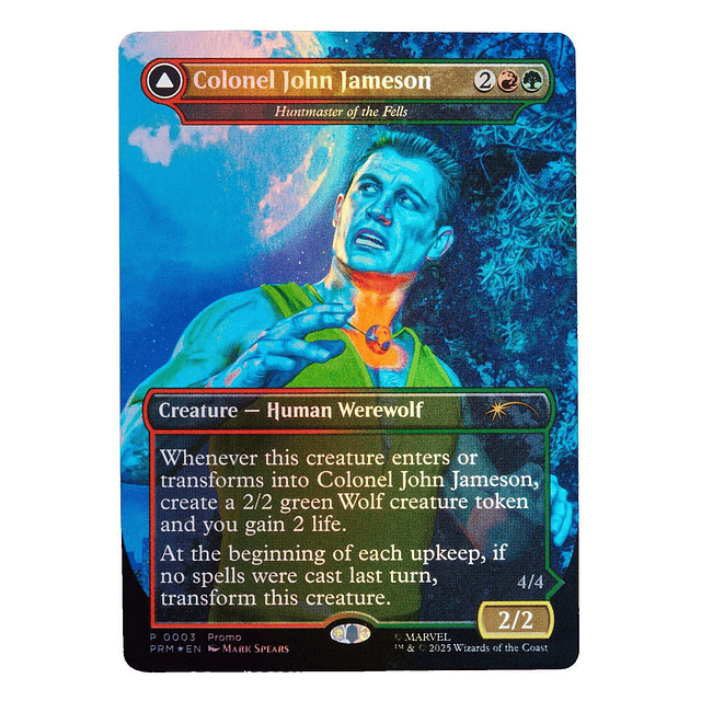 Marvel Spider-Man Magic The Gathering Man-Wolf figure 15cm