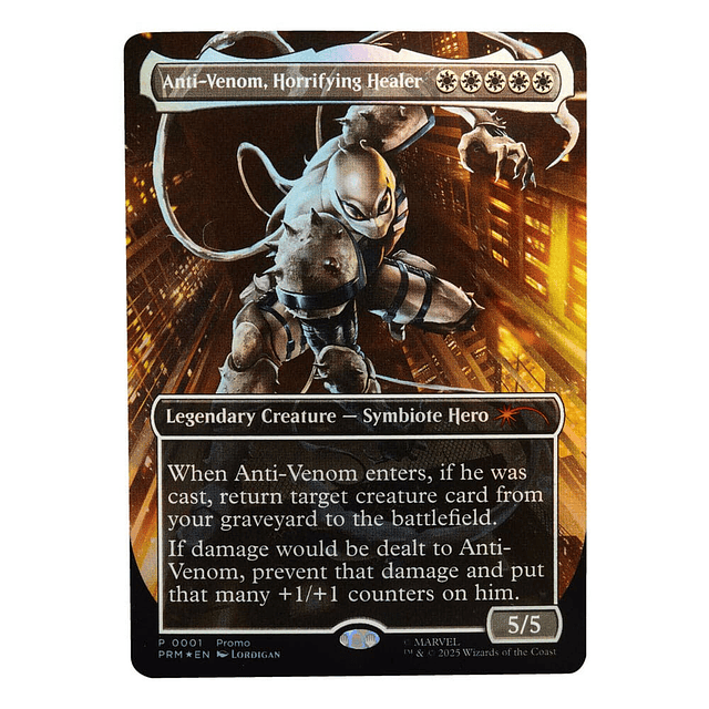 Marvel Spider-Man Magic The Gathering Agent Anti-Venom figure 15cm