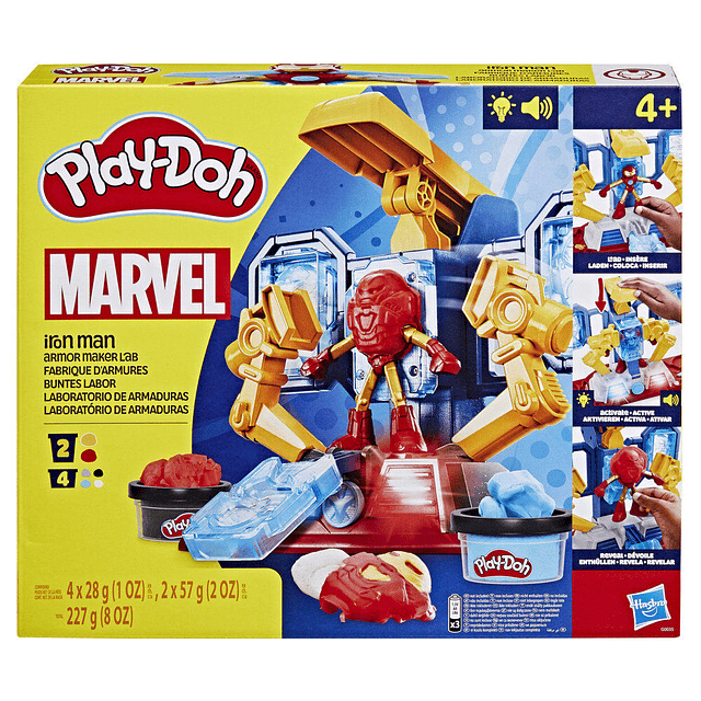 Play-Doh Marvel Iron Man Armour laboratory