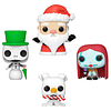 Pocket POP pack 4 figures Disney Nightmare Before Christmas Holiday Exclusive