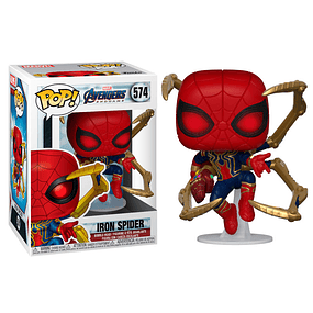POP figure Marvel Avengers Endgame Iron Spider with Nano Gauntlet