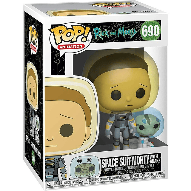 POP figure Rick & Morty Space Suit Morty with Snake