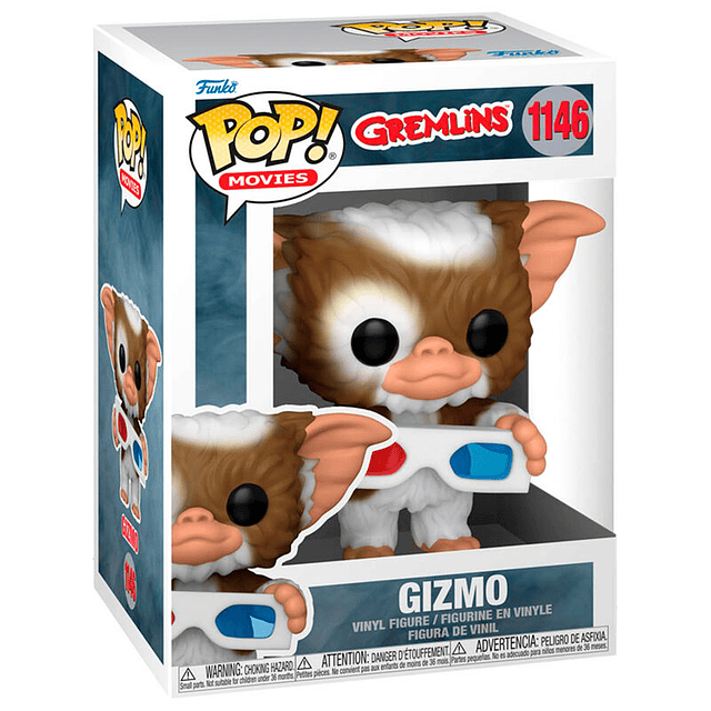 POP figure Gremlins Gizmo with 3D Glasses