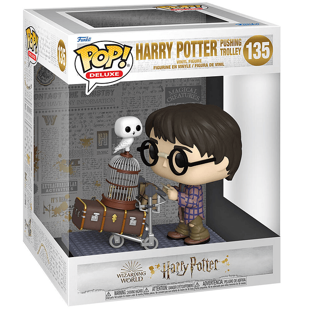 POP figure Harry Potter Anniversary Harry Pushing Trolley