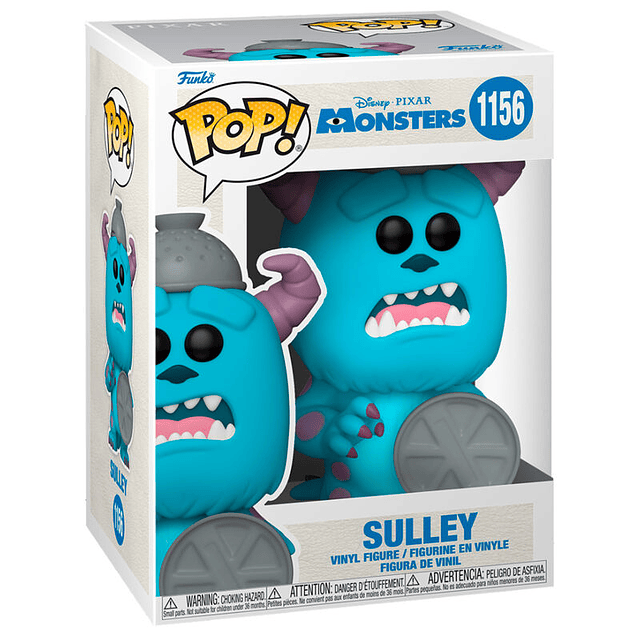 POP figure Monsters Inc 20th Sulley with Lid