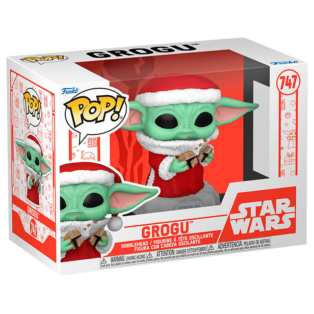 POP figure Star Wars Grogu with Christmas Cookie