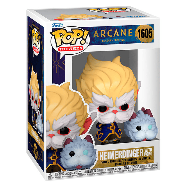 POP figure League of Legends Arcane Heimerdinger with Poro