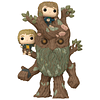 POP figure Super The Lord of the Rings Treebeard with Merry & Pippin