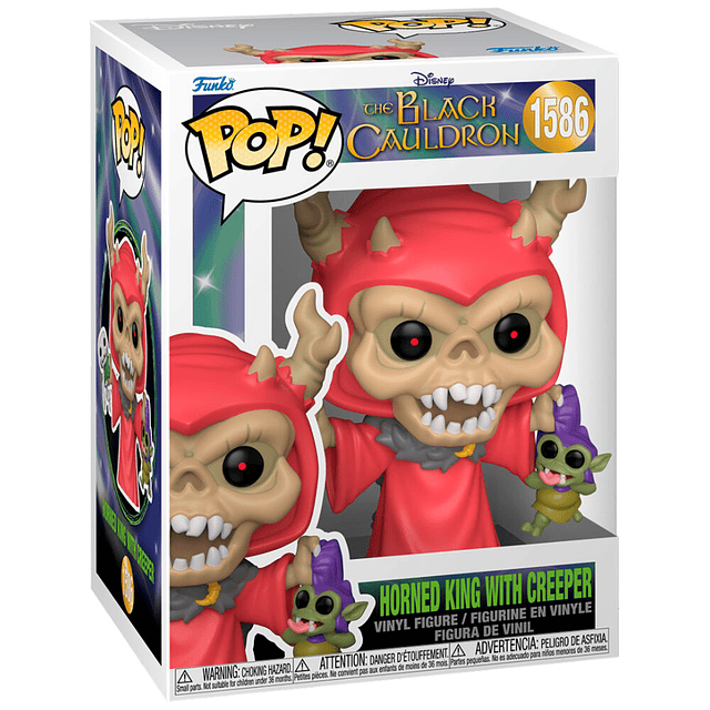 POP figure Disney The Black Cauldron Horned King With Creeper