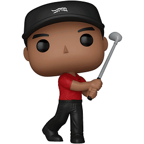 POP figure Golf Sun Day Red Tiger Woods