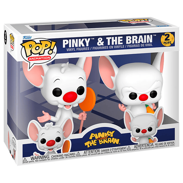 POP pack 2 figures Pinky & The Brain