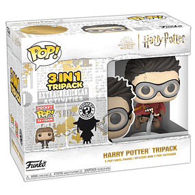 Harry Potter Funko Tripack POP + Mystery Mini + Keychain