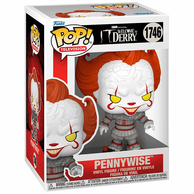 POP figure IT Welcome To Derry Pennywise