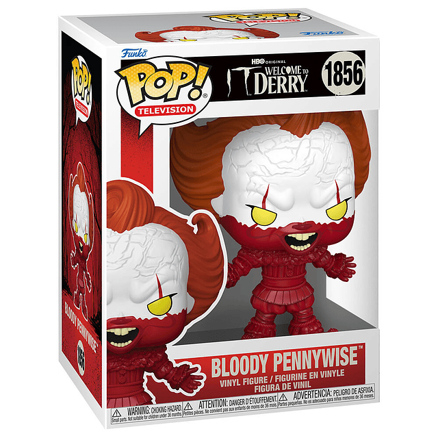 POP figure IT Welcome To Derry Bloody Pennywise