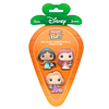 Carrot Pocket POP blister 3 figures Disney Princess Rapunzel Ariel Jasmin easter