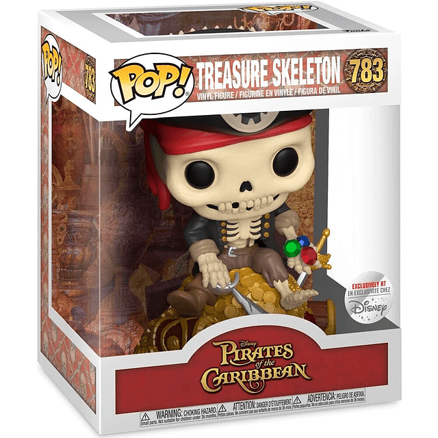 POP figure Deluxe Pirates of the Caribbean Treasure Skeleton Exclusive