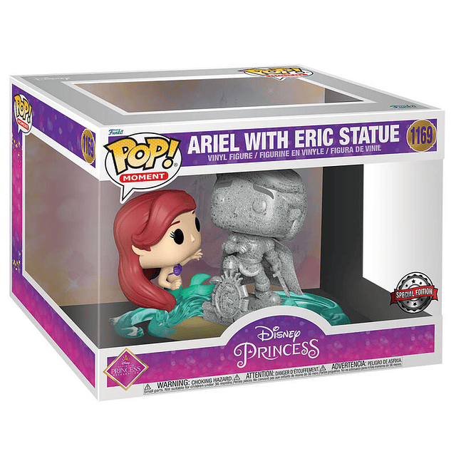 POP figure Disney Ultimate Princess The Little Mermaid Ariel & Statue Eric Exclusive